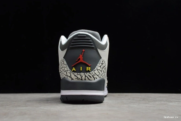 Cool CT8532-012 Retro 3 Jordan (2021) Grey AIR 0106